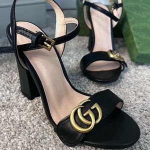 NWT Women’s Marmont GG Ankle Strap (not authentic)
